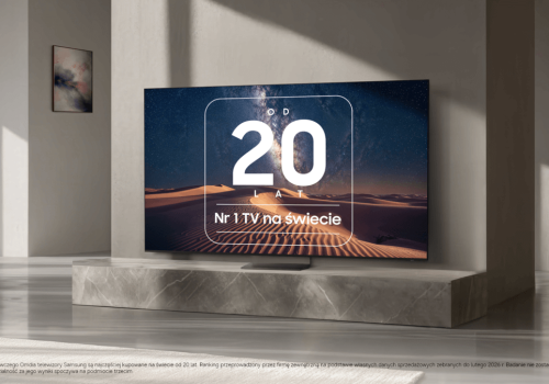 20 lat na szczycie. Samsung odpowiada za niemal 1/3 globalnej sprzedaży telewizorów
