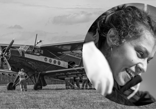 Nie żyje Jagoda Gancarek. Wielokrotnie pilotowała samolot gaśniczy