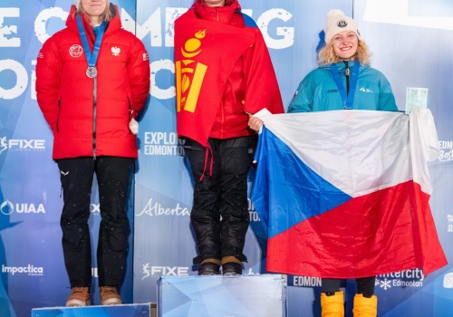 Wspinaczka lodowa: Olga Kosek na podium klasyfikacji generalnej Pucharu Świata!