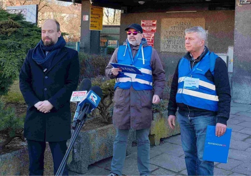 Referendum w sprawie odwołania prezydenta Miszalskiego. Mieli skończyć, ale ciągle zbierają podpisy