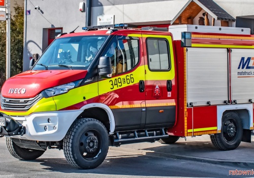 Nowy lekki samochód strażaków z OSP Rozprza