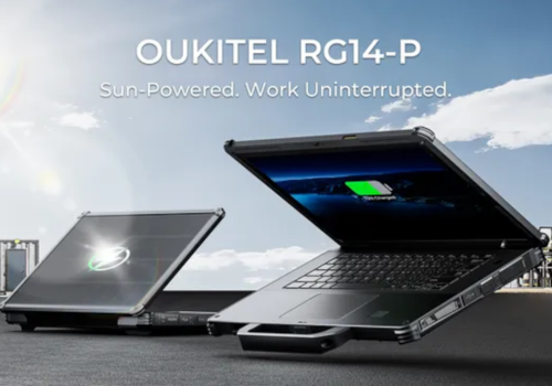 Laptop z panelem słonecznym wraca do gry. Oto  pancerny Oukitel RG14-P