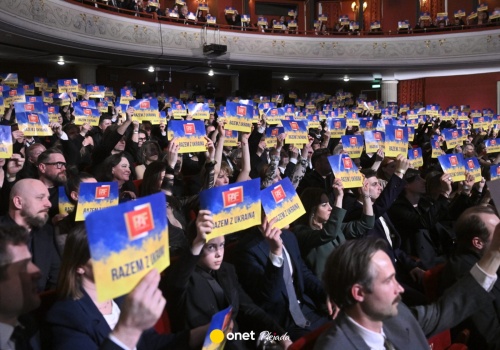 Przejmujący apel na gali rozdania Orłów. Wszyscy podnieśli kartki