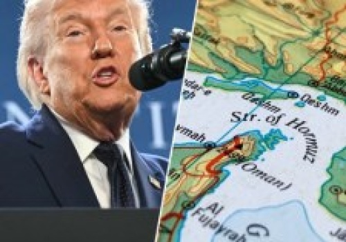 Donald Trump ostrzega ws. cieśniny Ormuz. 