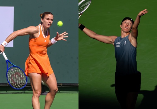 Rywalka aż uderzyła rakietą. Ależ widok na meczu Świątek