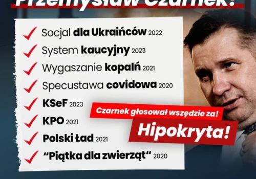 Człowiek, który sam głosował ZA wszystkim, co dziś krytykuje