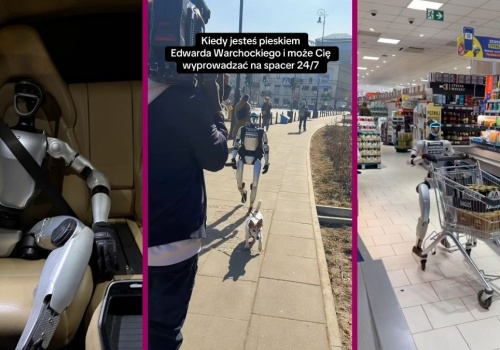 Ktoś kupił robota w cenie auta i zaczepia ludzi. Nowy bohater polskiego TikToka