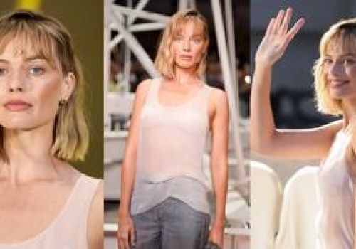 Margot Robbie dumnie prezentuje krótkiego boba na Fashion Weeku w Paryżu. Udana zmiana? (ZDJĘCIA)