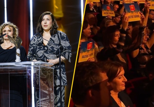 Wyjątkowy gest na gali rozdania Orłów. Po tych słowach publiczność uniosła kartki