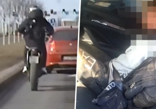 Szalony pociąg ulicami Wrocławia. Motocykl na blachach… ciągnika rolniczego