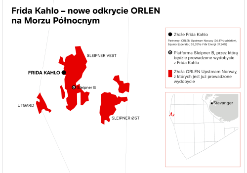 Więcej gazu w Norwegii. ORLEN z nowym odkryciem na Szelfie