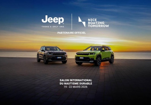 Jeep wkracza do świata żeglarstwa. Marka Stellantis została partnerem nowego wydarzenia Nice Boating Tomorrow