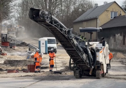 Ruch wahadłowy na skrzyżowaniu w Byczynie. Trwa budowa ronda