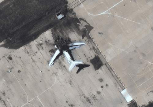 Widziane z orbity: pogrom irańskiego lotnictwa