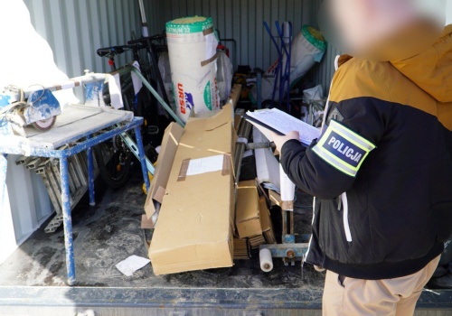 Olsztyn. Złodziejski gang rozbity. Ich łupy były warte ponad 100 tys. zł