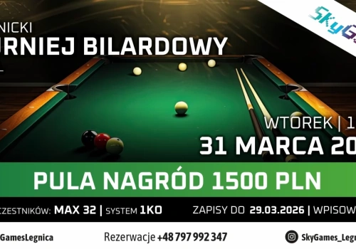 Legnicki Turniej Bilardowy w Sky Games