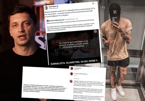Film z zarzutami wobec Żurnalisty zablokowany, influencer zapowiada, że nie da się oczerniać
