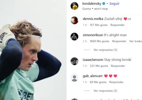 Bramkarz Tottenhamu Kinský otrzymuje tysiące wiadomości wsparcia na Instagramie po traumatycznym meczu