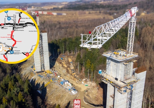 Powstaje widokowy odcinek drogi S19. Via Carpatia z najwyższą estakadą w Polsce