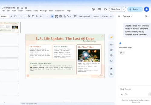 Google Gemini w Chrome i pakiecie Workspace. Nowe funkcje AI