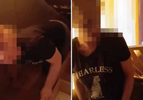 Wrocławianka schowała się przed policjantami w skrzyni łóżka. Zobacz nagranie!