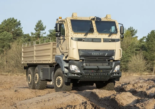Targowy debiut DAF-a CF Military 6×6 – trzecia wersja holendersko-czeskiego projektu