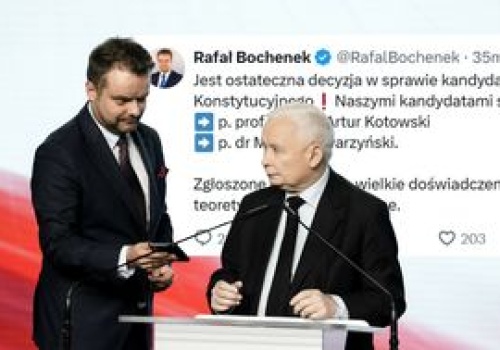 Wybory na nowych sędziów TK. PiS przedstawił swoich kandydatów