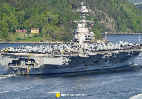 Pożar na lotniskowcu USA w pobliżu Iranu. Jest komunikat US Navy