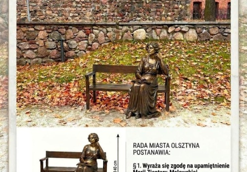 W Olsztynie pojawi się ławka Marii Zientary-Malewskiej? Radni zadecydują o tym już pod koniec marca