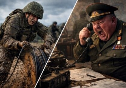 Ciągnij, Wania, ciągnij! Szok w armii Putina: telefony polowe z II wojny