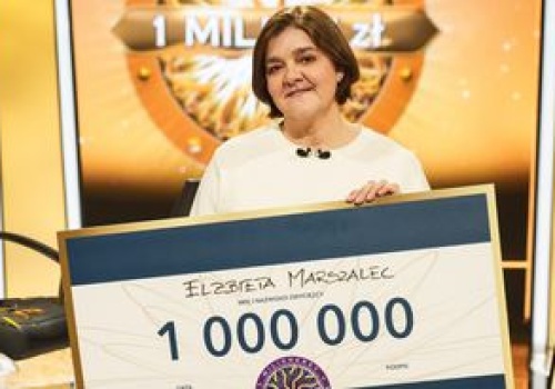 Wygrała milion w 