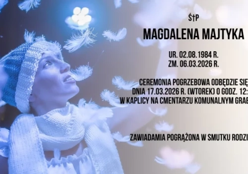 Mąż we wzruszających słowach pożegnał Magdalenę Majtykę. Pogrzeb we wtorek