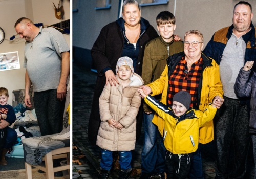 Pan Jakub został sam z czwórką dzieci. 