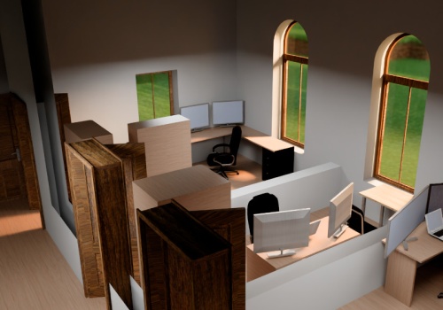 Studenci UWM stworzyli cyfrowego bliźniaka jednego z uczelnianych budynków