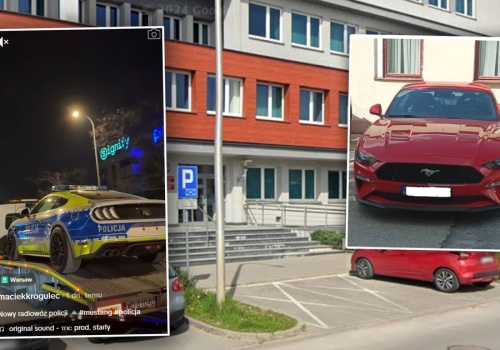Kierowca stracił auto warte 150 tys. zł. Mustang GT stanie się... radiowozem