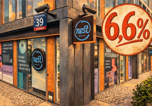 Nest Bank daje 6,6% na lokacie. Tyle nie zapłaci ci żaden duży bank