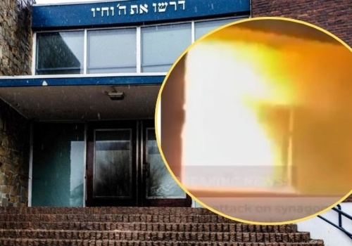 Pożar i eksplozja przed synagogą. Alarm w Rotterdamie