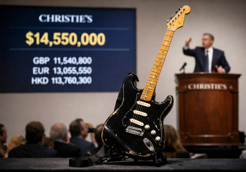 Legendarny „Czarny Strat” Pink Floyd sprzedany. Cena powala z nóg!