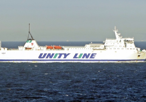 Ostatnia podróż promu Gryf w barwach Unity Line