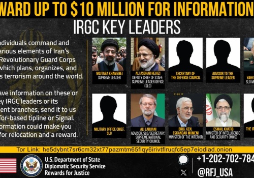 10 milionów dolarów za informacje o władzach Iranu. USA oferują nagrodę