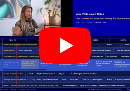 Ta strona zmienia YouTube w starą kablówkę. Poczujesz się jak dziecko