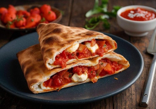 Włoski pieróg z pieca. Calzone ze szpinakiem i serami