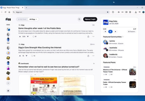 Digg wrócił, zobaczył… i znowu upadł. Co właściwie poszło nie tak?