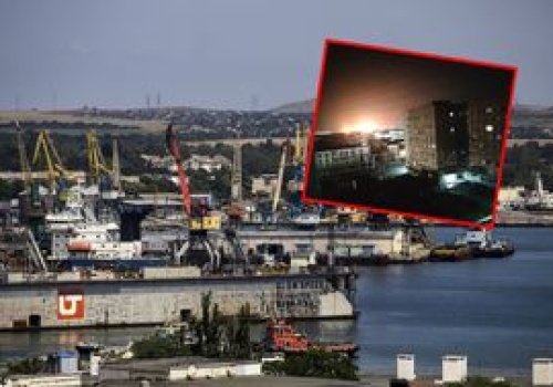 Atak dronów na rosyjski port. Pożar w rafinerii