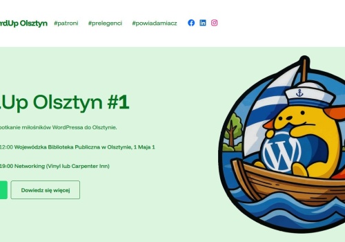 WordUp Olsztyn – pierwsze spotkanie społeczności Wordpress w Olsztynie