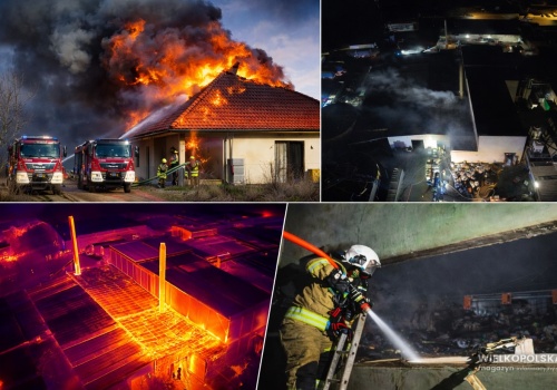 Niespokojny piątek trzynastego marca. Pracowita noc wielkopolskich strażaków