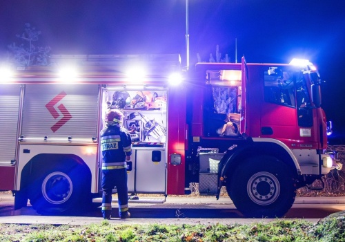 Nocny pożar hostelu. Kilkanaście osób znalazło się w schronisku
