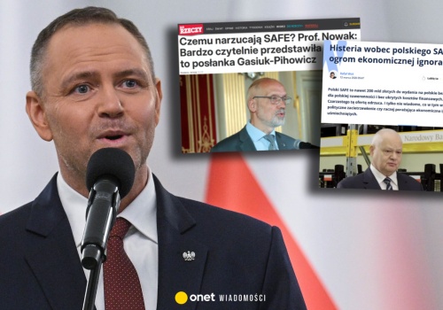 Część publicystów krytykuje unijny program SAFE. 