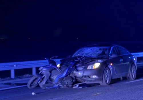 Wypadek z udziałem skutera na obwodnicy Chojnic. Droga zablokowana