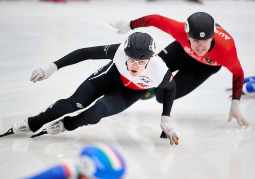 MŚ w Short Tracku: Felix Pigeon na 7 miejscu na dystansie 500 metrów!